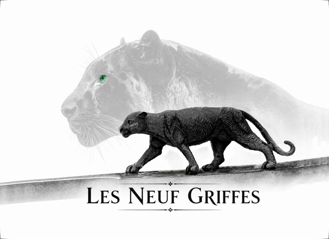 les 9 griffes innovation multi pieces sculpture theme panthere alexanian joel var 83 provence alpes cote d'azure couteau multi pieces multifonction collection couteau plaint ebene interpretation zeppelin